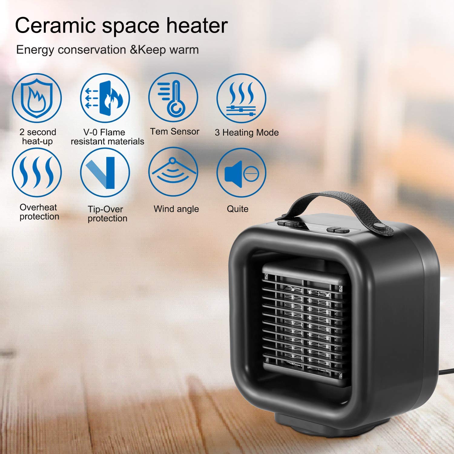  Chauffage Électrique Soufflant Oscillant