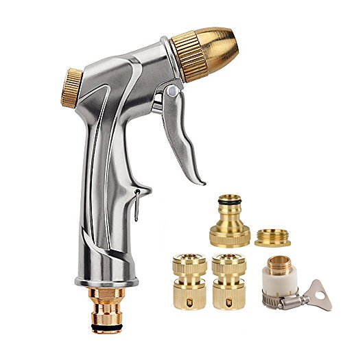 Pistolet d'arrosage métal pour tuyau d'arrosage