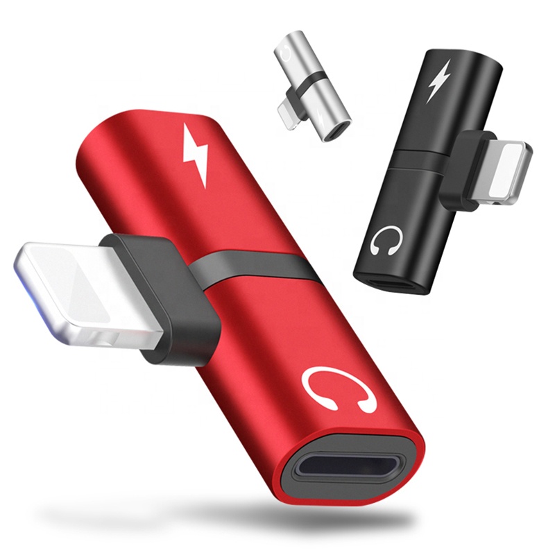 Adaptateur Double Sortie Audio et Recharge Compatible avec iPhone