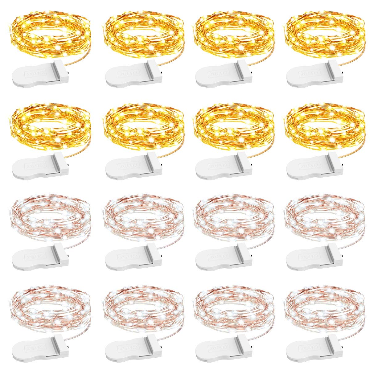 16 pack guirlandes lumineuses couleur