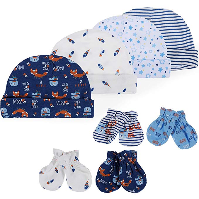 Bonnets de Naissance et Moufles de Protection