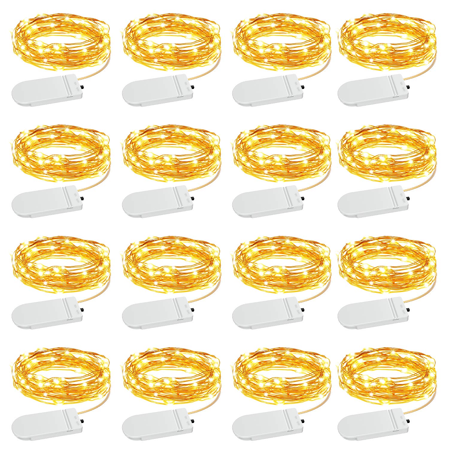 16 pack guirlandes lumineuses