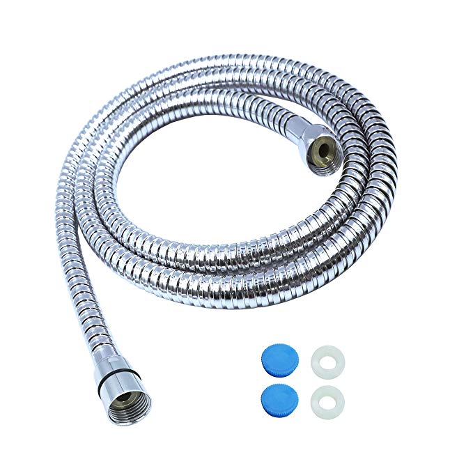 Jazz Pose Flexible Douche, 1.5m Tuyau Douche Universel, (Acier inoxydable)