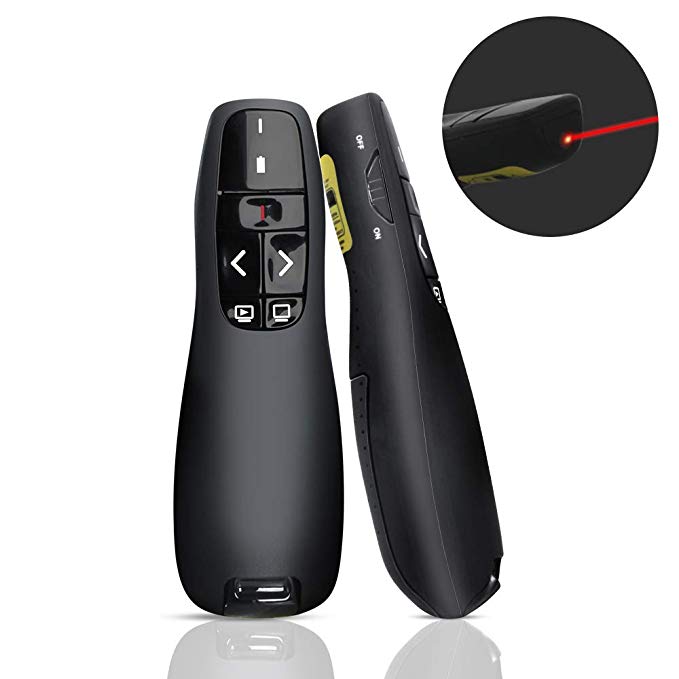 Doosl Pointeur Télécommande Powerpoint Presentation - Stylo de Contrôle Présentateur Sans Fil pour Diapositives PowerPoint