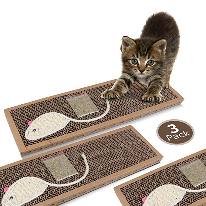 Grattoir en Carton pour Chat. (38 * 12.5 * 1.8) cm(3)