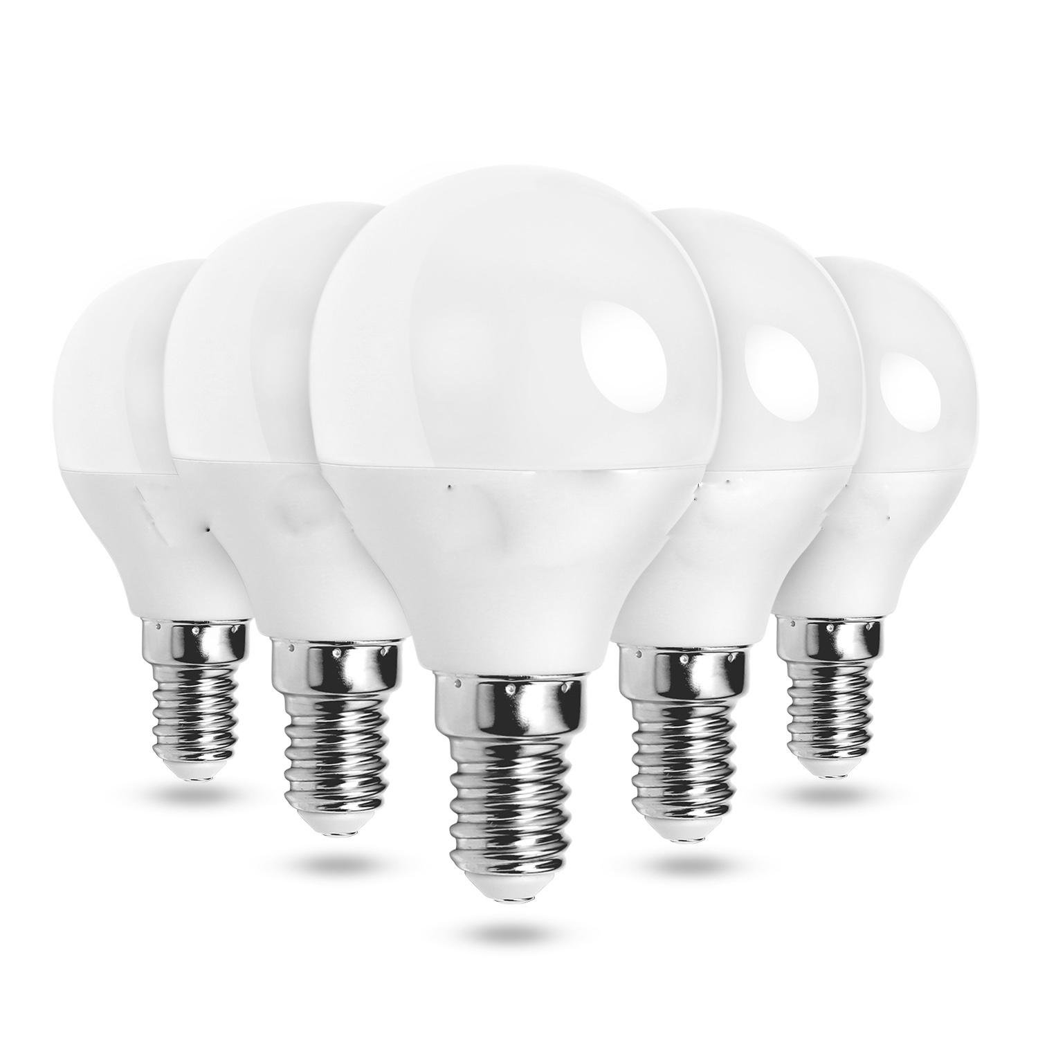  Ampoule LED A5 G45, E14, 7 W , Lumière blanche froide, Pack de 5 