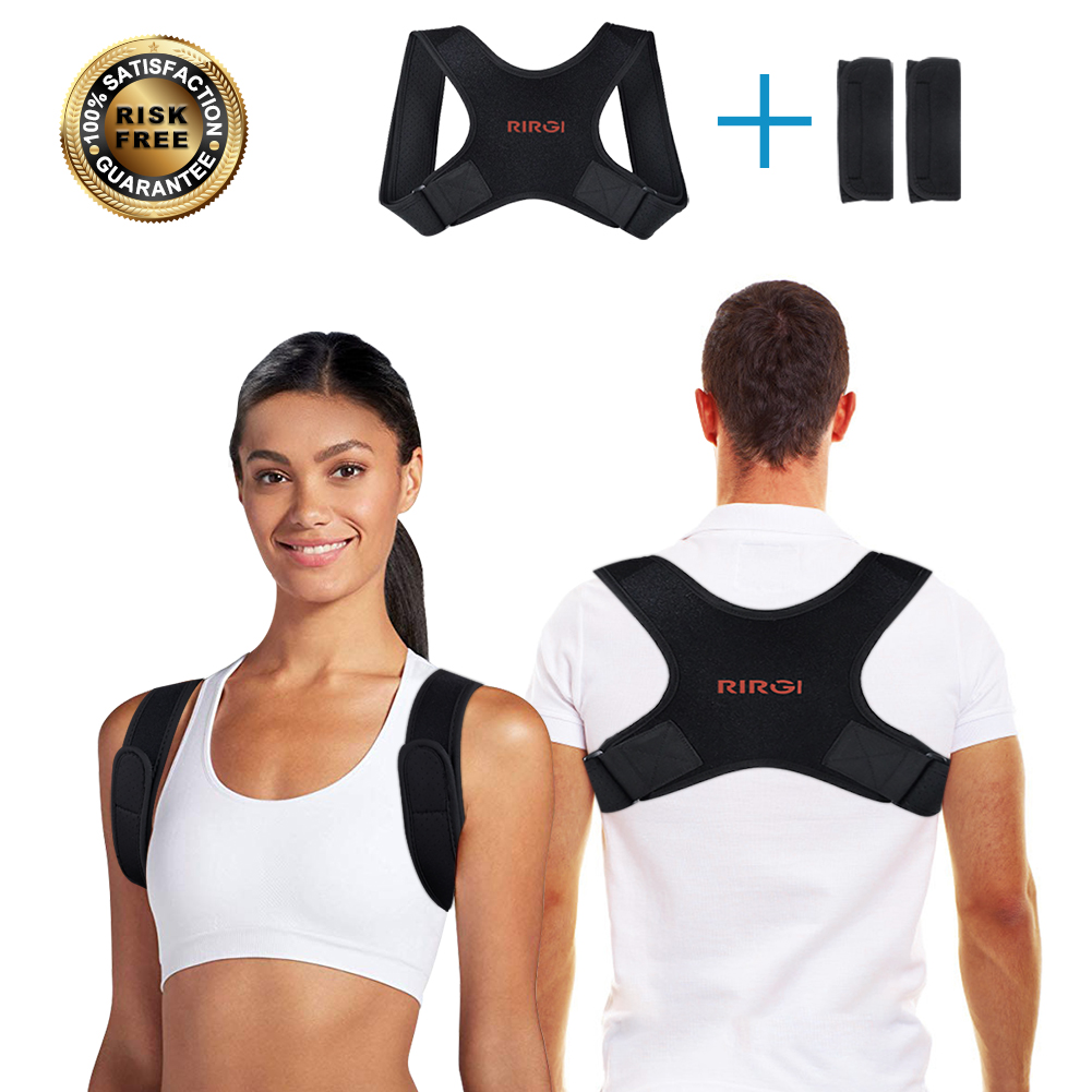 Correcteur de Posture Dos Épaules de Soutien,Lavable et Ajustable Dorsale,pour Hommes Femmes et Adolescents,Idéal pour Soulager Les Douleurs Dorsales, Thoraciques, Cou et Épaules