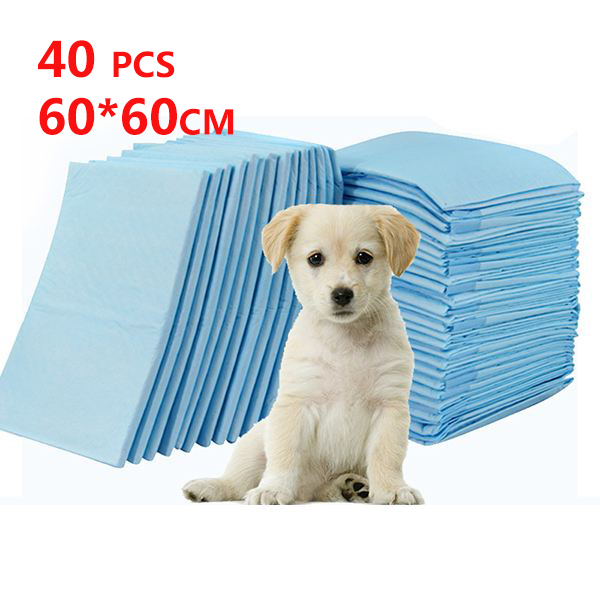 Tapis hygiénique d’entraînement pour Chiens. 60cm*60cm. 40 unités.