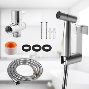 Ensemble de Douche Bidet à Main, Pomme de Douche pour le Nettoyage de la Salle de Bain, 