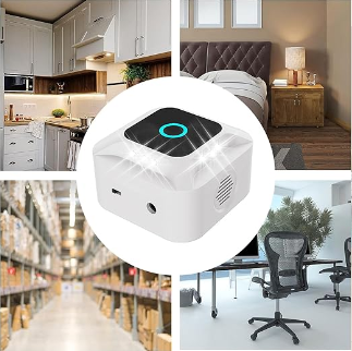 Ultrason Souris et Rats, Répulsif Souris avec Lumière Clignotante, 3 Modes Répulsifs Anti-Taupes, Extérieur Intérieur pour Rongeurs, Araignées, Cafards, Mites