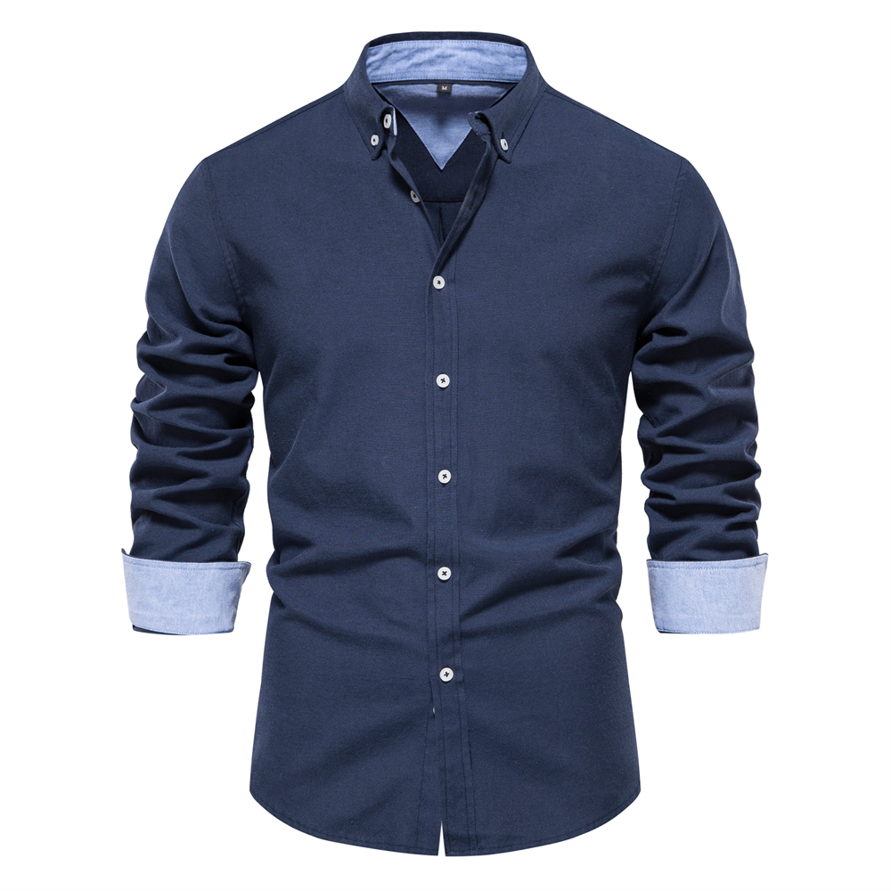 Aotoyou Chemise Coton pour Homme 