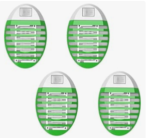 Lampe Anti Moustique,Lampe Anti Moustique Exterieur avec LED Lampe 2 in 1(4 PCS)