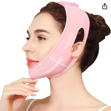 Masque Amincissant Réutilisable pour le Visage, Masque Visage Amincissant, Lifting Raffermissant en Forme de V