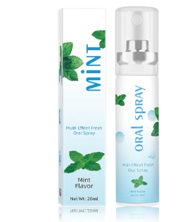 20ml Spray Haleine Fraiche, éLimine La Mauvaise Haleine, Effet Longue Durée, Vaporisateur Buccal-Menthe