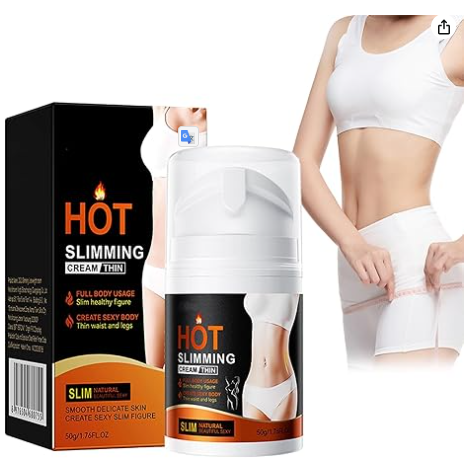 Crème Amincissante Chauffante| Crème Anti-Cellulite | Brûle-Graisse Corporelle pour le Corps, Crème Anti-Cellulite pour l'Estomac, Jambes, Cuisses, Fesses - 50g