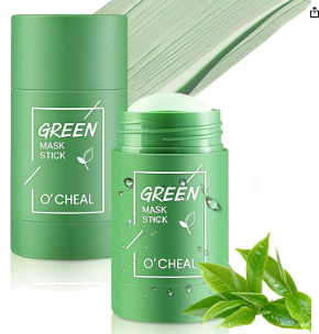 Green Tea Mask Stick Point Noir Masque 1 Pièces Pour Nettoyage Profond, Contrôle Huile, Élimination Masque Point Noir – Extrait Thé Vert Pur, Hydratant Apaisant, Green Mask Stick Portable Facile