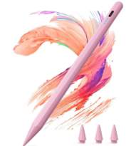 KINGONE Stylet pour iPad 2018-2025, Stylet iPad à Charge Rapide USB-C, avec rejet de Paume et détection d’Inclinaison, Compatible iPad 11/10/9/8/7/6, Pro M4/12.9/11/13