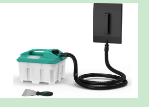 2300W Décolleuse Papier Peint, VLOXO Décolleur Papier Peint avec Réservoir 4,5L, Spatule et Autonomie 70 min,
