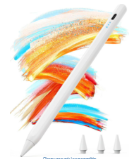 KINGONE Charge Rapide Stylet pour iPad 2018–2025, Pencil ipad USB-C avec rejet de Paume et détection d’Inclinaison, Compatible iPad 11/10/9/8/7/6, Pro M4/12.9/11/13