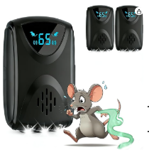 Professionnel Ultrasons Souris et Rats 360 °, Appareil Répulsif Ultrasons Anti Rongeur Les et la Rats, Souris, Campagnols et Loirs