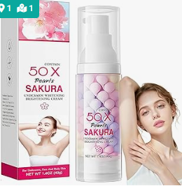 Crème Éclaircissante Corps et Zones Intimes à la Vitamine C et Niacinamide, Soin Correcteur de Taches Brunes, Formule Douce Non Collante pour Aisselles, Genoux, Coudes et Maillot, 30g