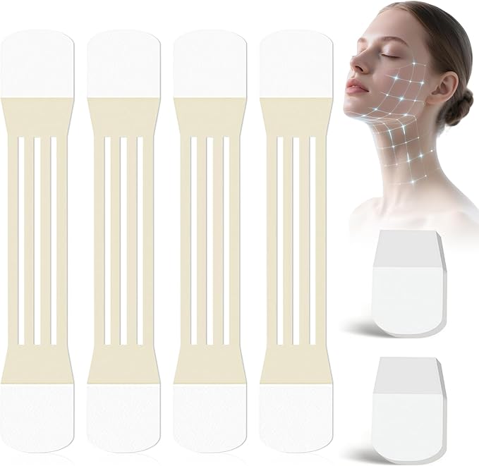 Lot de 24 patchs Adhésif De Lifting du Cou, Autocollant De Levage du Cou