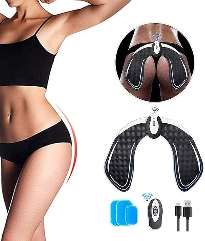 Electrostimulateurs Musculaire fessier, Hips Trainer Entraîneur électrique de Hanches EMS, Appareil de Fesse Intelligent Portable, pour Gym Workout Équipement pour Femmes Hommes