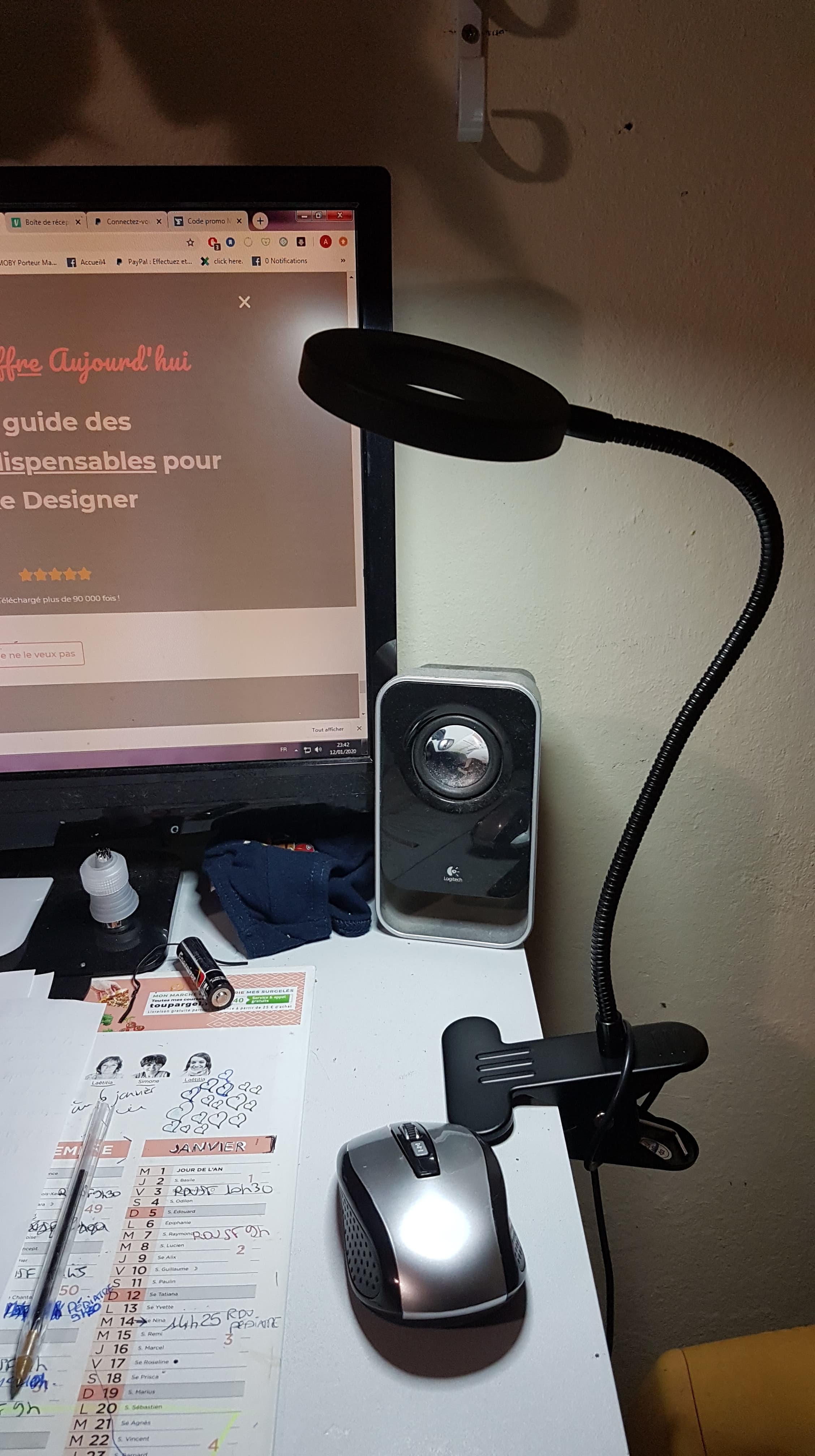 Superbe lampe de bureau