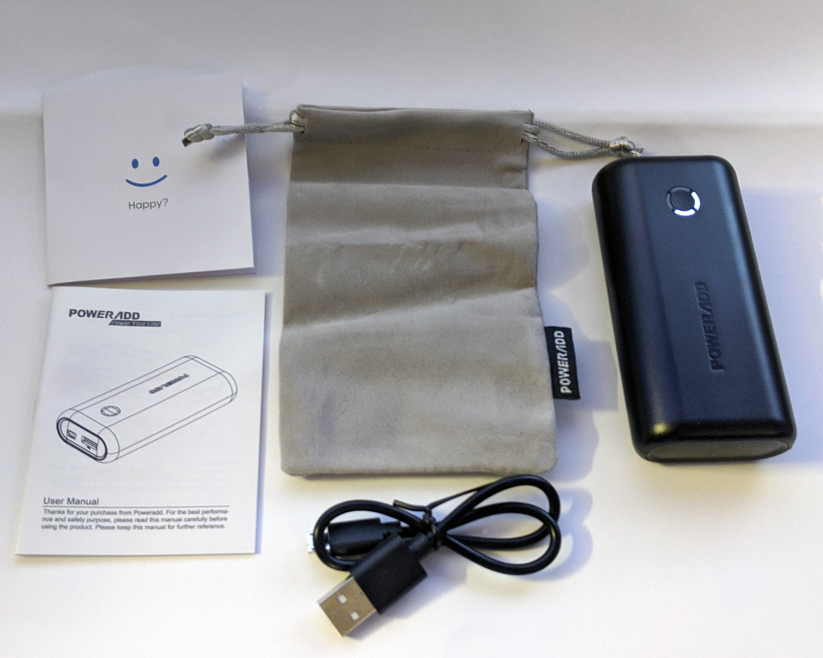 Test de la batterie externe POWERADD EnergyCell 10000