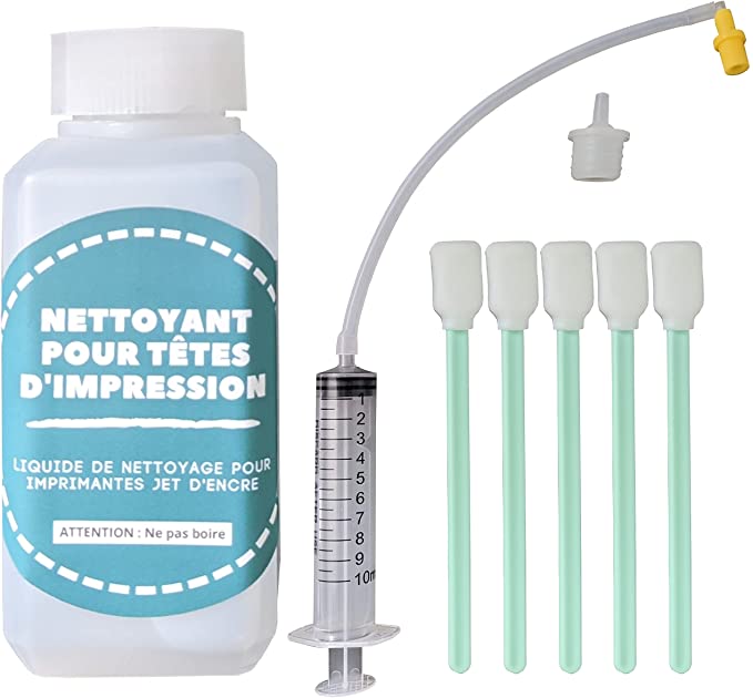 Nettoyant pour imprimante à Jet d'encre (Nettoyage tête d'impression)