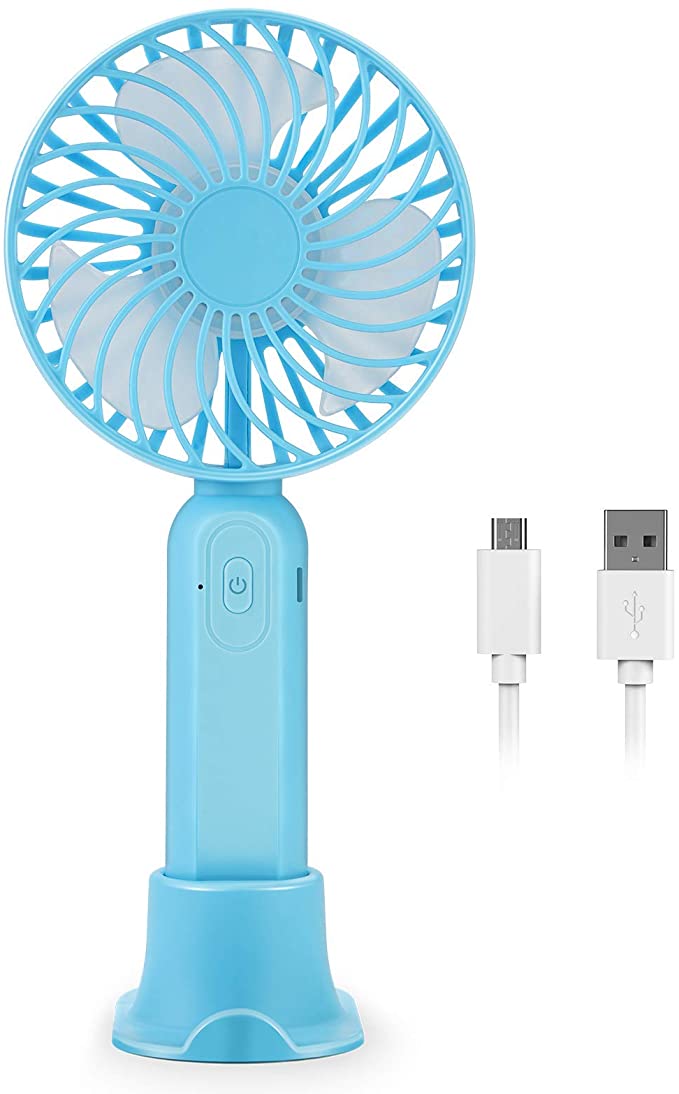 Aitsite Mini Ventilateur, Petit, Portable, Silencieux pour Maison, Bureau, Table etc